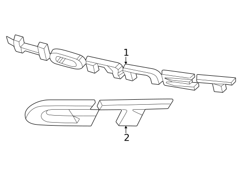 Exterior Trim - Lift Gate for 2024 Dodge Hornet #0