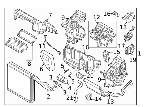 Condenser, Compressor & Lines for 2020 Mazda CX-5 #1