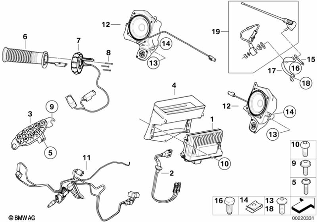 7149149273 - Navigation &amp; Communication: Fillister Head Screw - 5X14 for BMW-Motorrad Image image