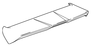 39092410 - : Part# 39092410 Primed Rear End Spoiler with Retainer for Chevrolet: Cruze Image