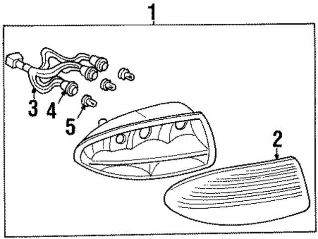 19168986 - : Tail Lamp Assembly for GM Image