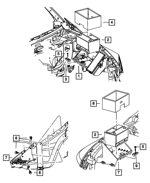 BA94R765AB - Electrical: Storage Battery, Canada for Mopar Image