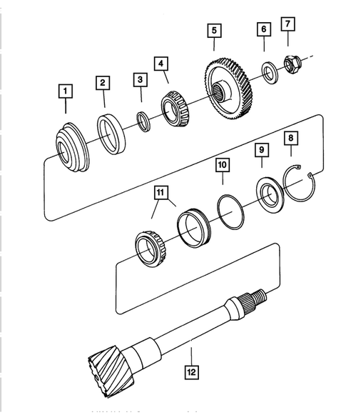 Gear Train for 2006 Dodge Grand Caravan #2