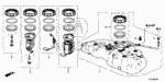17044TY2A00 - Electrical/Exhaust/Heater/Fuel: TANK SET, FUEL for Acura Image