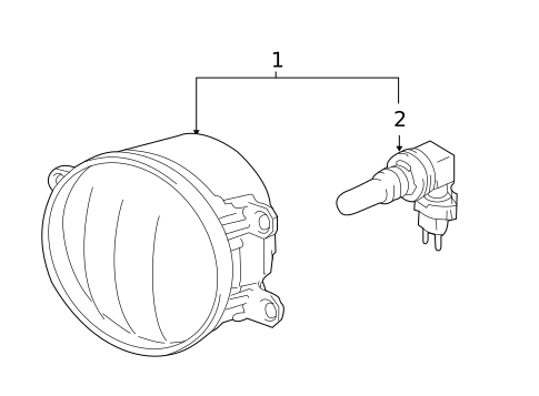 Fog Lamps for 2012 Lexus RX350 #0
