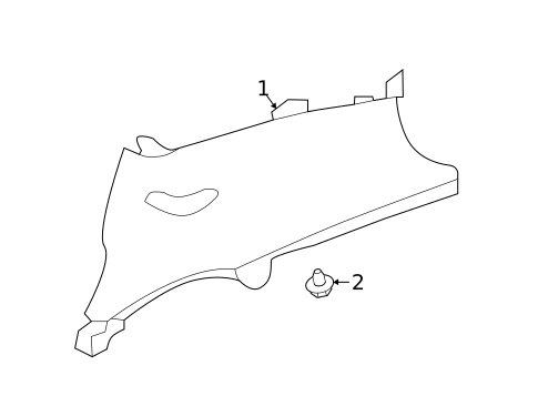 Interior Trim - Quarter Panels for 2019 Nissan LEAF #0