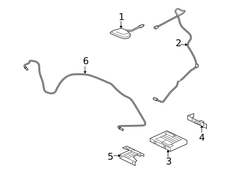 Antenna & Radio for 2010 Mitsubishi Endeavor #1