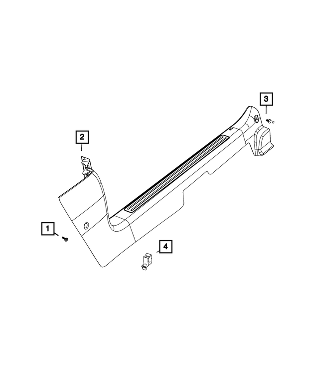 6106222AA - Interior Trim: Screw for Mopar Image