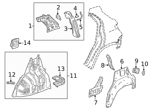 Inner Structure for 2017 Chevrolet Trax #0