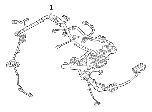 Wiring Harness for 2016 Buick Cascada #0