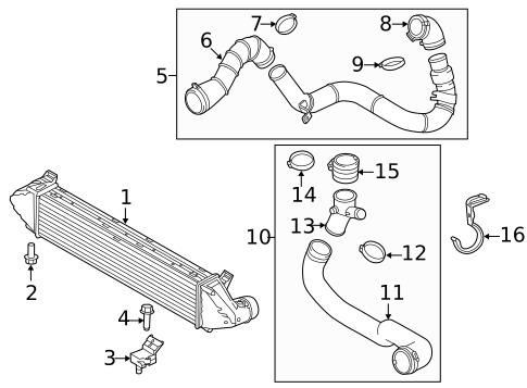Intercooler for 2015 Land Rover LR2 #0