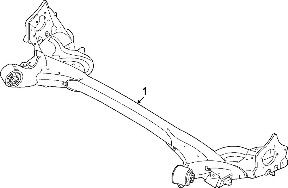 2022-2024 Ford Maverick Axle Beam NZ6Z-5035-C | OEM Parts Online