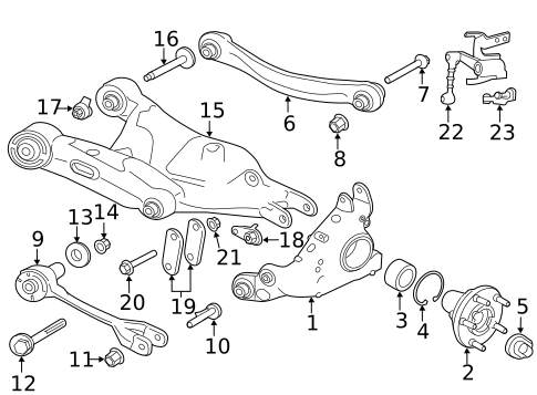 Rear Suspension for 2020 Jaguar XE #4