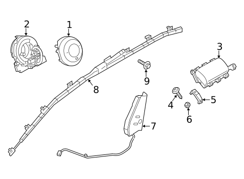 Air Bag Components for 2014 Mazda CX-5 #0