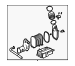 6C3Z9600H - Engine: Air Cleaner Assembly for Ford: F-250 Super Duty, F-350 Super Duty, F-450 Super Duty, F-550 Super Duty Image