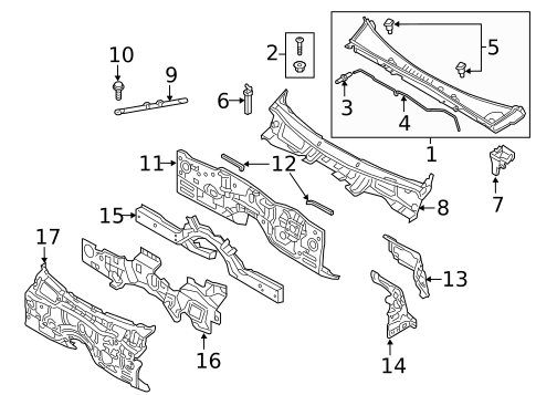 Cowl for 2017 Genesis G90 #0