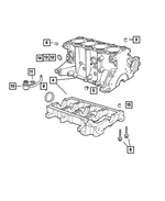RL093440AA - Engine 2.4L Four Cylinder: Short Block for Mopar Image