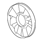 1580696 - Belts &amp; Cooling: ACDelcoâ„¢ Engine Cooling Fan Clutch Blade for Buick: Rainier | Chevrolet: SSR, Trailblazer, Trailblazer EXT | GMC: Envoy, Envoy XL, Envoy XUV | Oldsmobile: Bravada Image