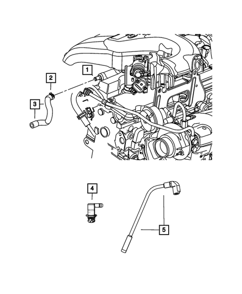 Crankcase Ventilation for 2006 Chrysler PT Cruiser #0