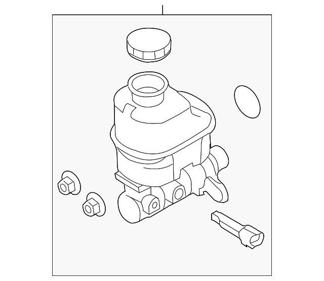 Motorcraft - Cylinder Asy (P) (BRMC251), Primary Cylinders - View #4