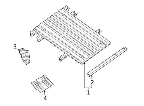 Floor - Pick UP Box for 2012 Suzuki Equator #0