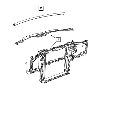 Radiator and Related Parts; Charge Air Cooler for 2008 Jeep Liberty #1
