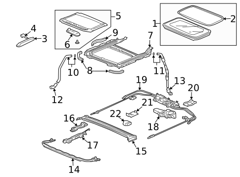 Sunroof for 2005 Honda Accord #0