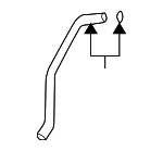 70050SDAA00 - Body: Drain Tube for Honda: Accord Image