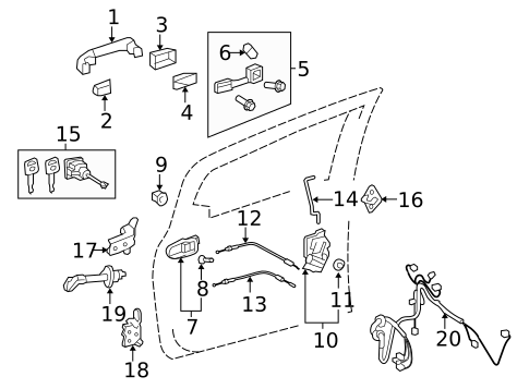 Front Door for 2017 Toyota Yaris #2