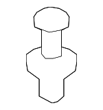 51481915964 - Body: Spoiler Rivet for Mini Image