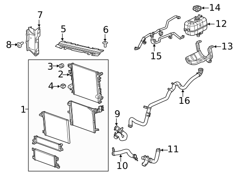 Radiator & Components for 2022 Jeep Wrangler #0