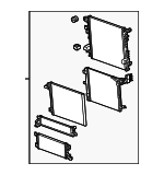68272750AF - Cooling System: Radiator Assembly for Jeep: Gladiator, Wrangler Image