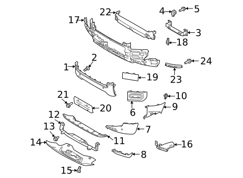 Bumper & Components - Front for 2020 Land Rover Defender 90 #0