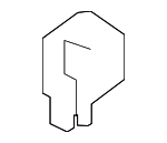 LR137524 - Body: Impact Bar Bracket for Land Rover: Defender 110, Defender 130, Defender 90, Range Rover Image