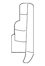 LR132641 - Body: Mount Bracket for Land Rover: Defender 110, Defender 130, Defender 90 Image