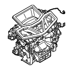 64119361728 - : Air Distributor for BMW: 530e, 530e xDrive, 530i, 530i xDrive, 540d xDrive, 540i, 540i xDrive, M5, M550i xDrive Image