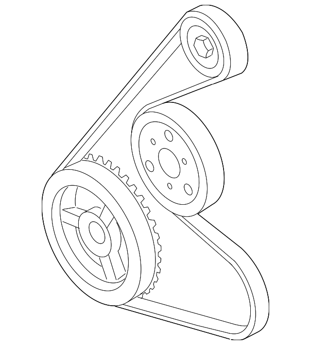 Original 2010-2012 Ford Serpentine Belt AE5Z-8620-A