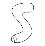 1657150190 - Cooling System: Upper Hose for Lexus: GS430, SC430 Image