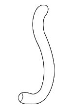 1629550070 - : Engine Coolant Hose for Lexus: GS430, GX470, LS430, LX470, SC430 Image