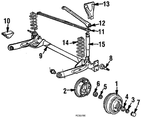 Rear Brakes for 1987 Dodge Lancer #0