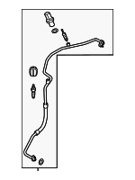 5Q0820741C - HVAC: AC Tube for Volkswagen Image