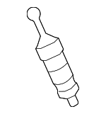 8A0820855AA - HVAC: Check Valve for Volkswagen Image