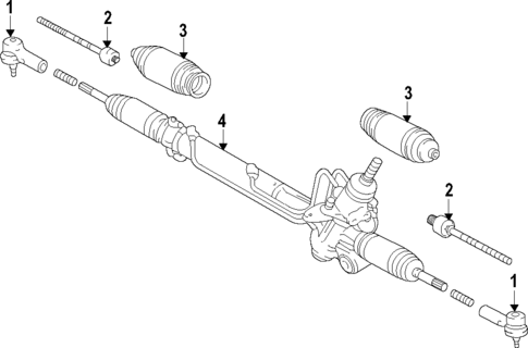 Steering Gear & Linkage for 2015 Lexus RX350 #1