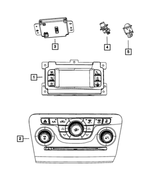 68349513AA - : A/c And Heater Module for Mopar Image
