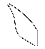 9Y0837911 - Body: Door Weather-strip for Porsche Image