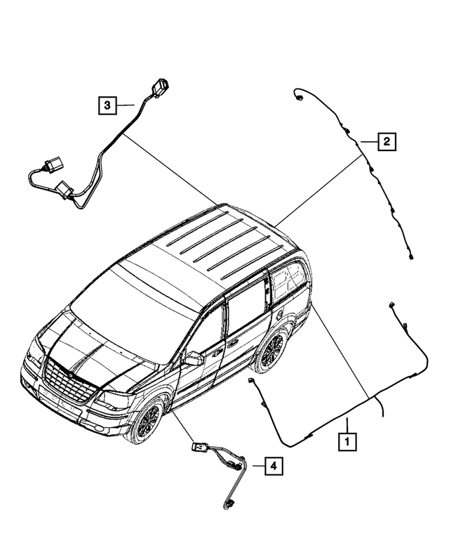5113473AC - Electrical: Rear Fascia Wiring for Mopar Image
