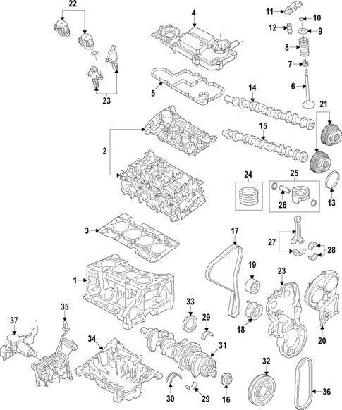 Oil Cooler for 2022 Volvo XC60 #0