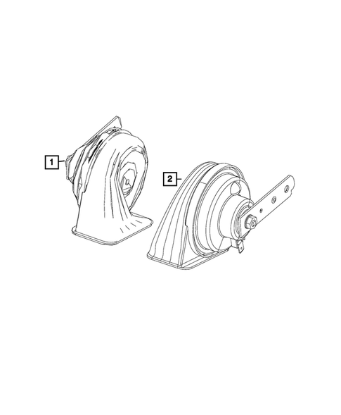 Horns for 2020 Dodge Grand Caravan #0