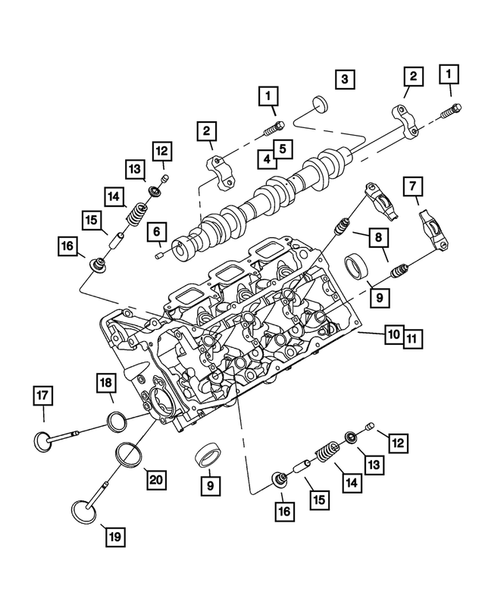 Camshafts & Valves for 2004 Dodge Ram 2500 #0