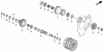 22814P0X003 - Transmission - Automatic: RING, SEALING (32MM) for Honda Image